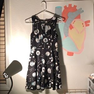 Black dress w/ heart shape chest cutout